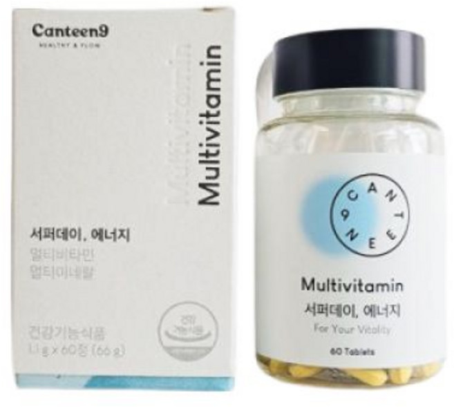 캔틴나인 서퍼데이 에너지 66g(60정) 1개, 60정