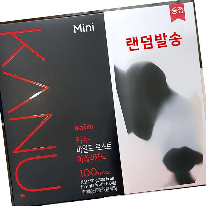카누 아메리카노 마일드 로스트 0.9g x100T 2개 믹스 커피, 900mg, 100 STICKS