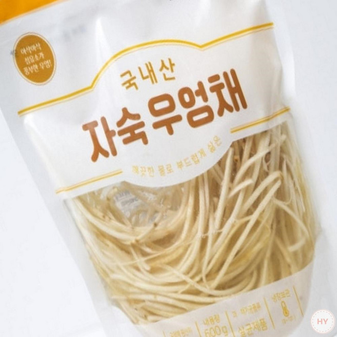 JC 국내산 자숙 우엉채 600g 10팩 연근 흙연근 조림