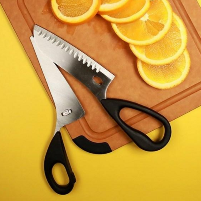 칼슈미트 블랙 매직 캠핑용 듀오 칼&가위, 1개