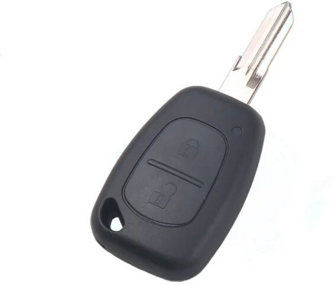 르노 캉구 트래픽 마스터 비바로 닛산 복스홀 오펠용 원격 자동차 키 셸 포브 케이스 VAC102 NE73 블레이드 포함 2 버튼, 1개