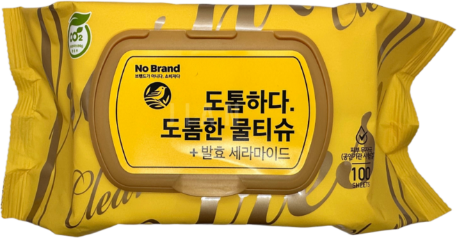 노브랜드 도톰한 100매 물티슈, 3.05g, 100개입, 3개
