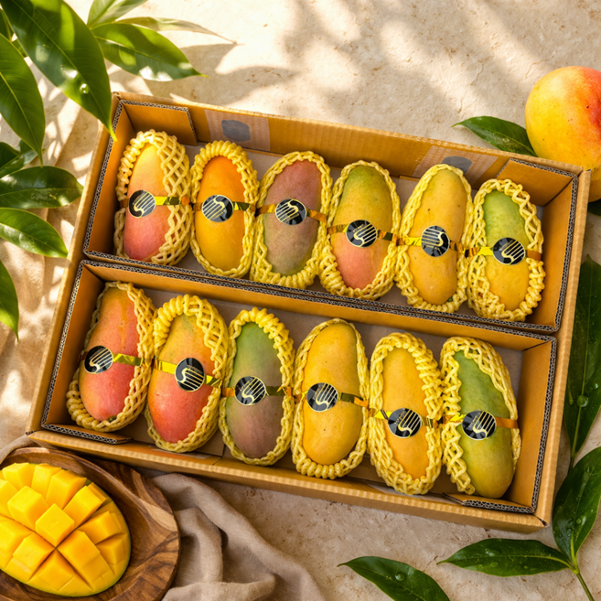 [한정특가] 초고당도 태국 마하차녹 무지개망고, 1박스, 프리미엄 항공수입 2kg