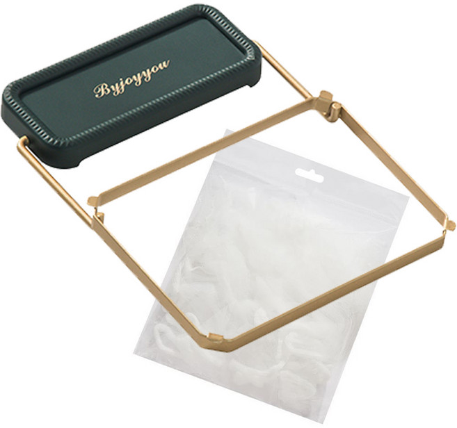 단단한 접이식 싱크대 거름망 음식물 쓰레기 차망 대형 배수구망 필터 행주 거치대세트+거름망, 그린(망 50개포함), 1개