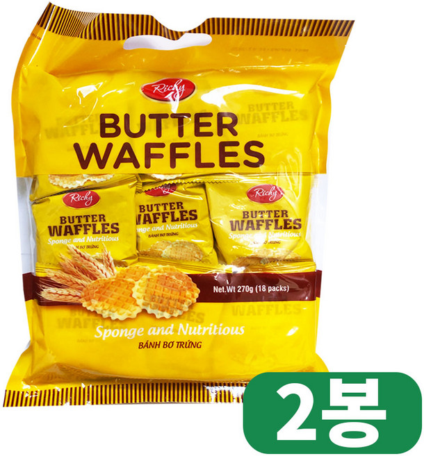 리치 에그버터와플, 270g, 2개