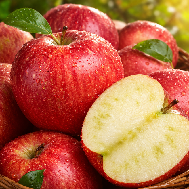 [재고정리가격] 1+1 양구 벌꿀브릭스 고산지대 햇 부사 사과 5KG (총 10키로 발송) 대과, 1박스, 10KG