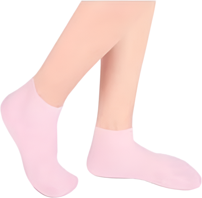 뤼민 실리콘 풋패드 각질 발꿈치 보습 양말, 100g, 1개, 3개입