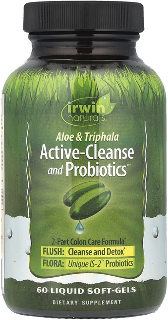 몸관리하세요 겨울입니다 Irwin Naturals 알로에 & 트리팔라 액티브 클렌즈 및 프로바이오틱 60 액상 소프트젤 특별관리진행, IrwinNaturals알로에트리팔라액티브클렌즈및프로바, 1개, 60정 - 쿠팡