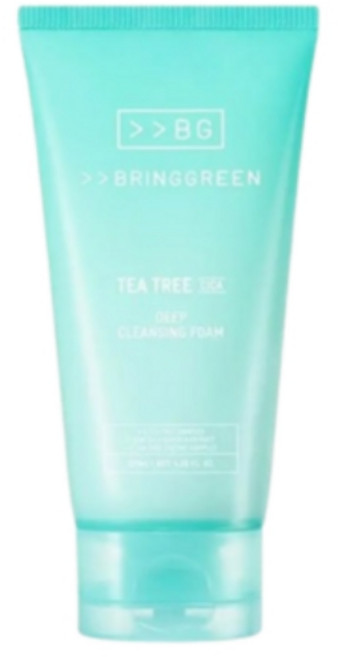 NEW 브링그린 딥클렌징폼 브링그린 시카 트러블 티트리 딥 클렌징폼 tea tree deep cleansing foam, 1개, 120ml