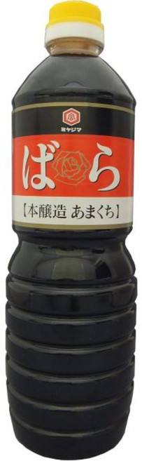 미야지마 일본 장미간장 쇼유 아마쿠치 1L x 3개