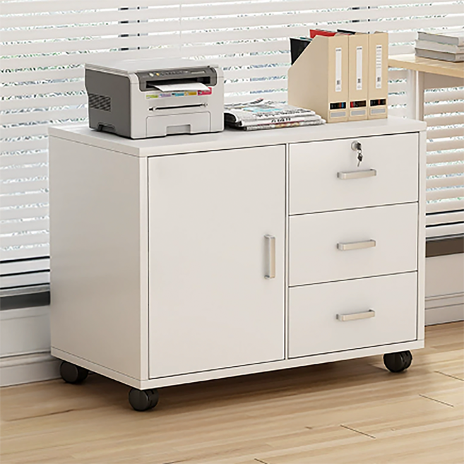 오아루 캐비넷 서랍장 수납장, 화이트