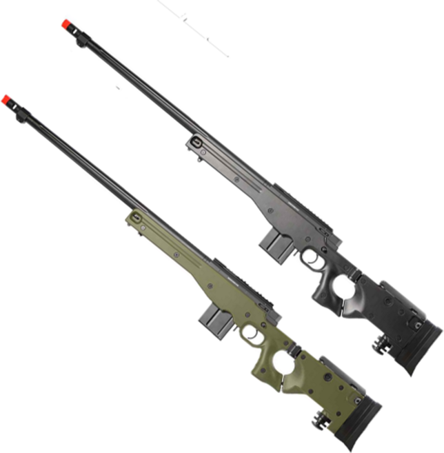 Well MB4403 AW 에어코킹 스프링 스나이퍼 건 L96, 1개, 블랙