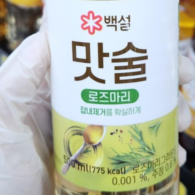 CJ 백설 맛술 로즈마리, 500ml, 9개