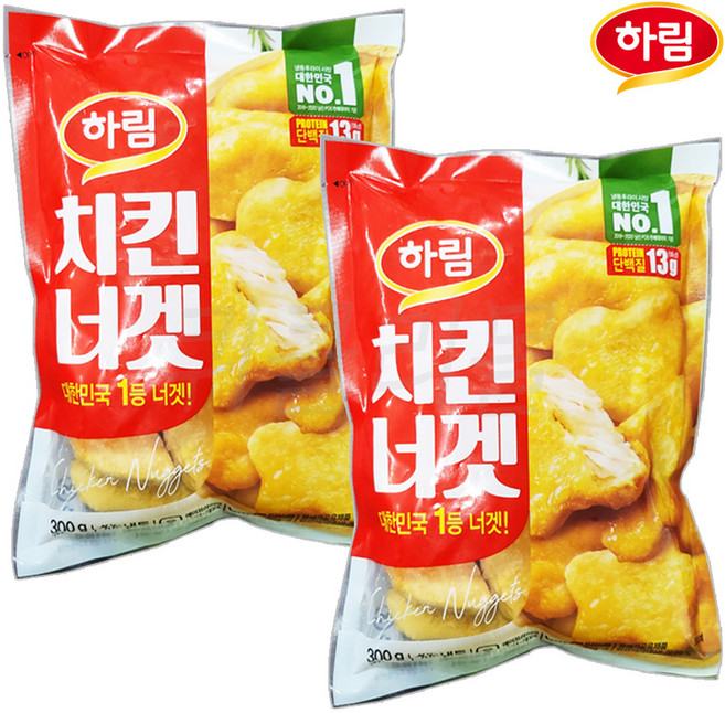 하림 하림 치킨너겟 300g x 2봉, 2개