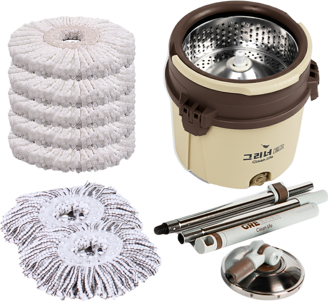 한통 청소기 풍성한 구성 기본모2장+풍성모5장, 1세트