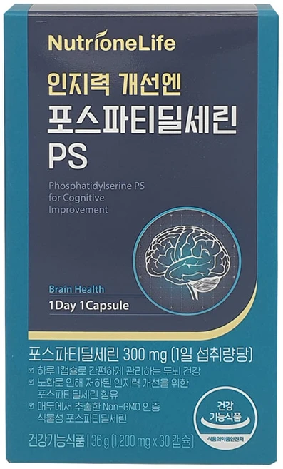 뉴트리원 인지력 개선엔 포스파티딜세린 PS, 1개, 30정 - 쿠팡