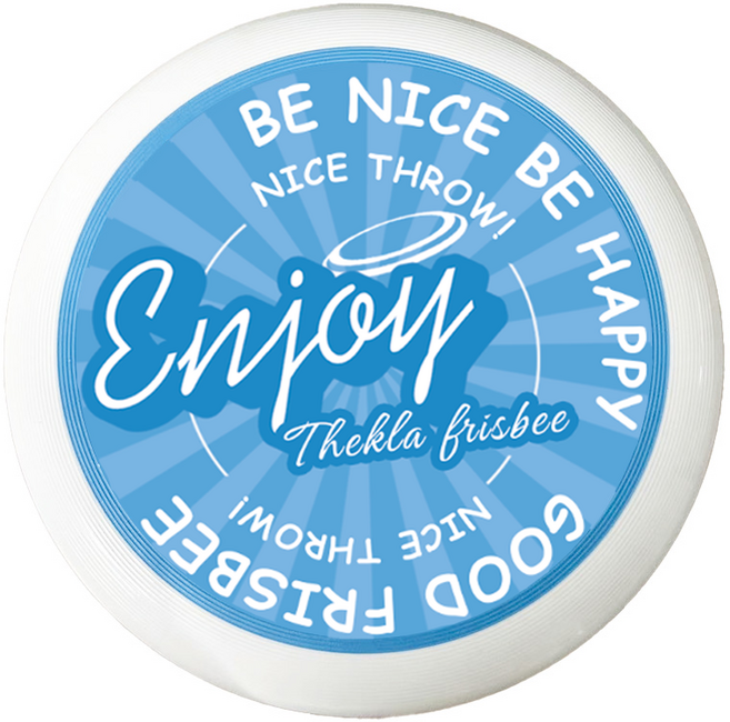 더클라 플라잉 디스크 원반 던지기, 1개, 블루