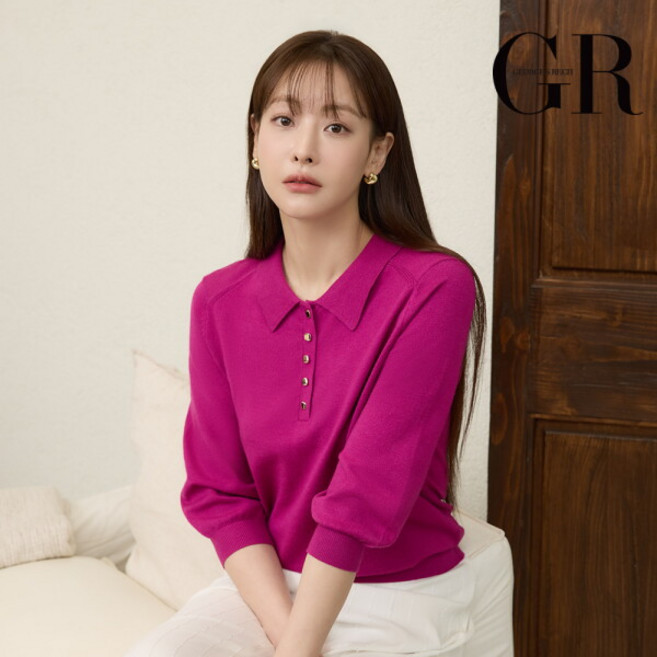 [조르쥬 레쉬] (26SS) 버튼 포인트 카라 니트 4종