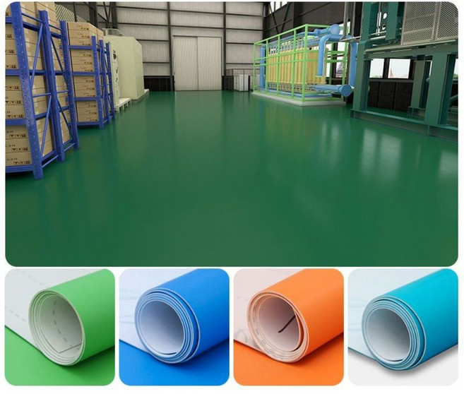 미끄럼방지장판 논슬립 가정용 장판 학교 체육관 셀프 PVC 매트 바닥재 폭2m, 2m x 0.5m (1개 1제곱미터), 퓨어블랙 1.2mm 표준 내마모성