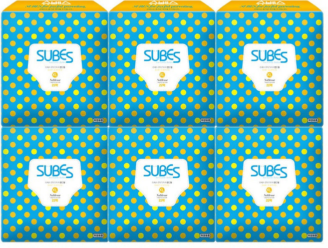 슈베스 노블레스 밴드형 기저귀 특대형, 특대형(XL), 132매