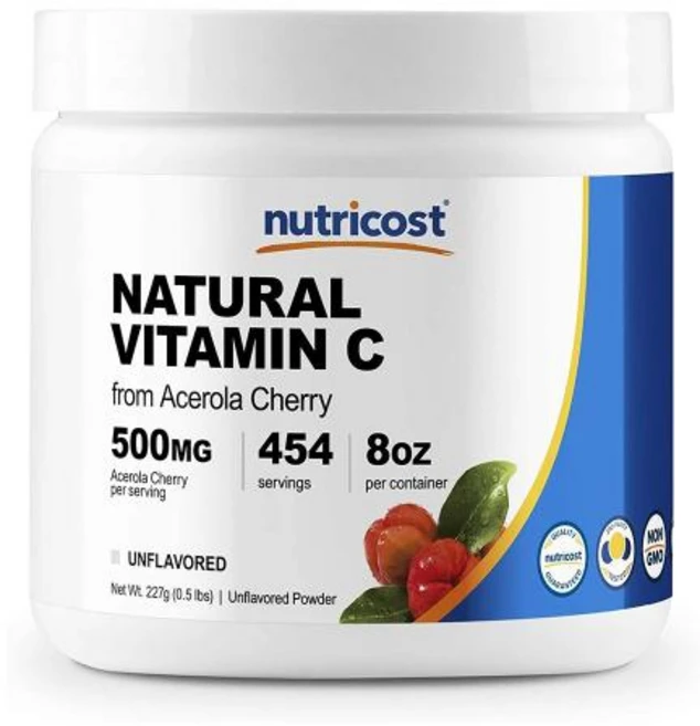 뉴트리코스트 천연 비타민 C 파우더, 1개, 227g - 쿠팡