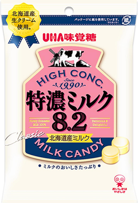UHA 미각당 유하 미각당 특농 우유 8.2 4902750910454 88g×12개(일본직구), 6개