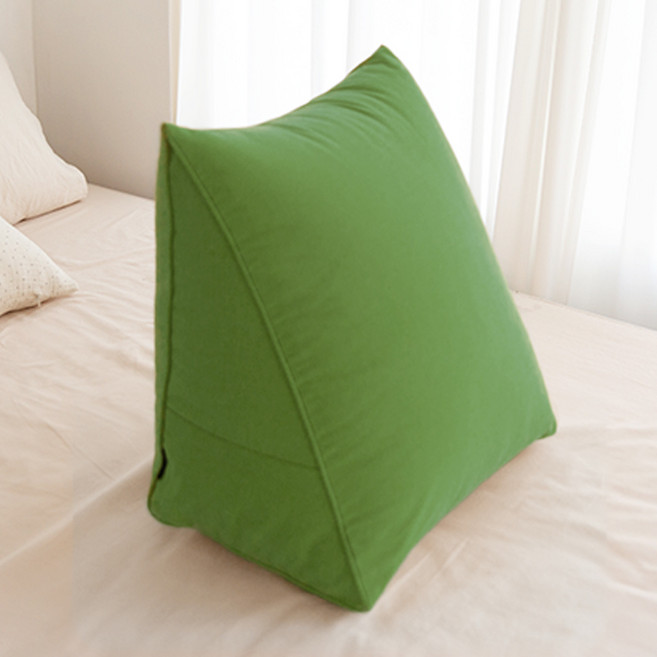 쿠션이야기 오래가는 삼각 등쿠션, 진그린