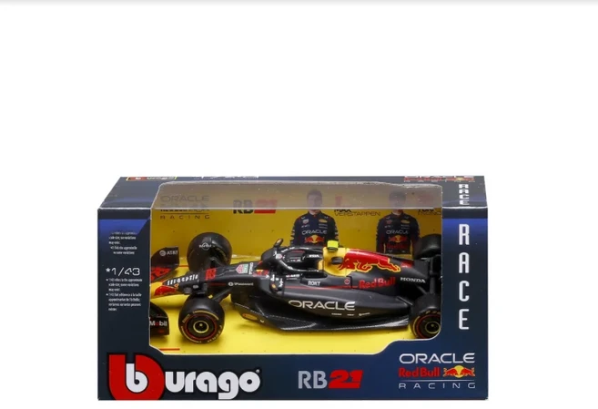부라고 1:43 2025 메르세데스 AMG RB21 레드불 맥라렌 F1 레이싱 포뮬러 자동차 스태틱 다이캐스트 합금, 25 2025 RB21-22