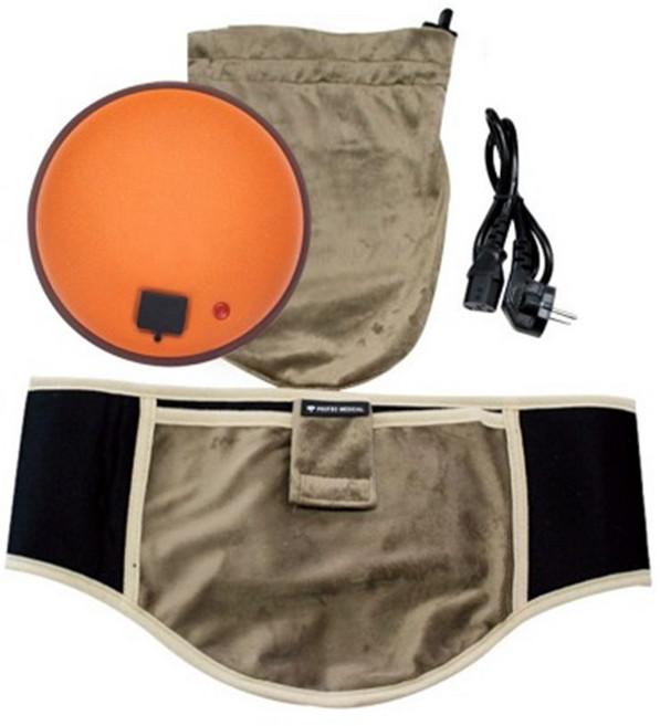 뜸질기 국내제조 원적외선 황토 전기 돌 온열 배 허리 복부 돌뜸 충전식 찜질기