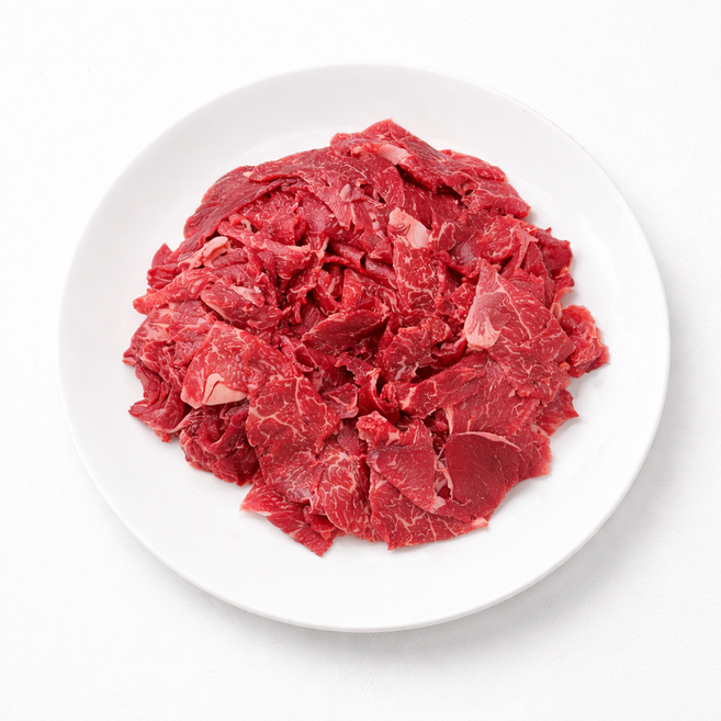 국내산 소고기 목심 불고기용 슬라이스 샤브샤브 고기 홍두깨살 우삼겹 설도, 300g, 1