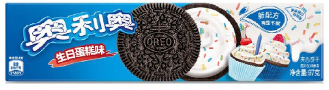 오레오 쿠키 생일 케이크맛 97g, 생일 케이크맛 97gx1박스