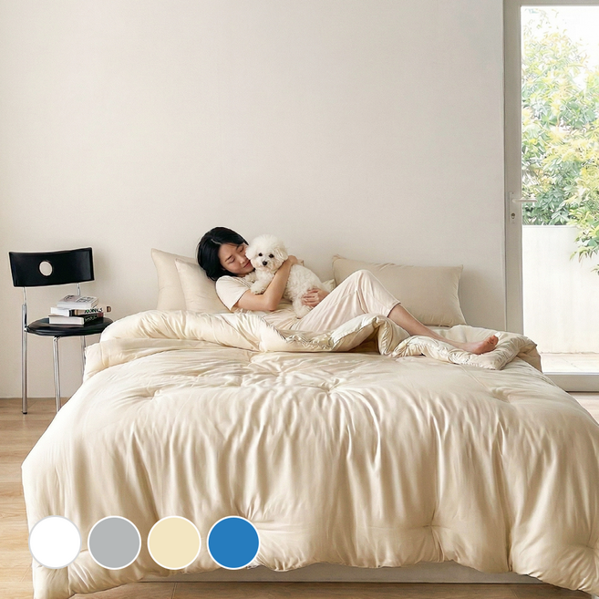 모잠 60수 순면 텐셀모달 100% 호텔 차렵 이불세트