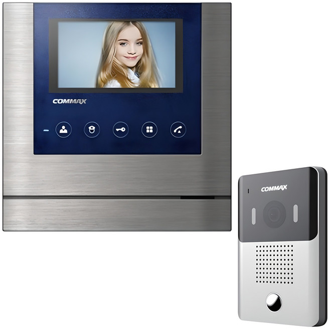 코맥스 컬러 비디오폰 CAV-43M + 현관 카메라 DRC-4Y, CAV-43M, DRC-4Y
