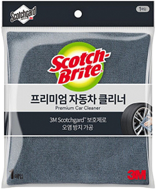 3M 프리미엄 자동차 클리너 1매입 세차용품 광택 코팅 차량용품+한정사은품