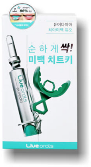 라이브오랄스 퓨어다이아 셀프 치아미백제 (2주분) + 일상상사 사은품 증정, 1개, 10ml