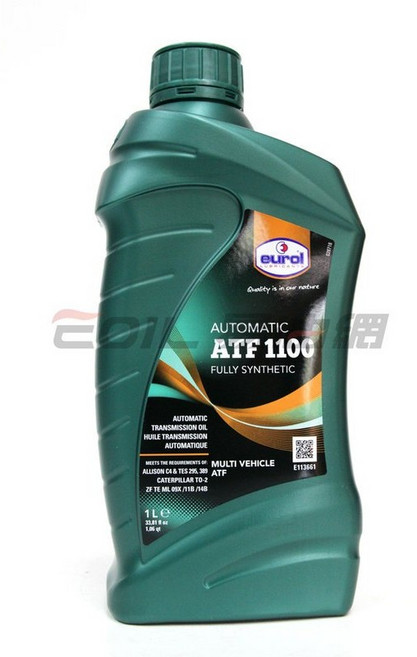 【易油網】Eurol AUTOMATIC ATF 1100 全合成自動變速箱油, 1個