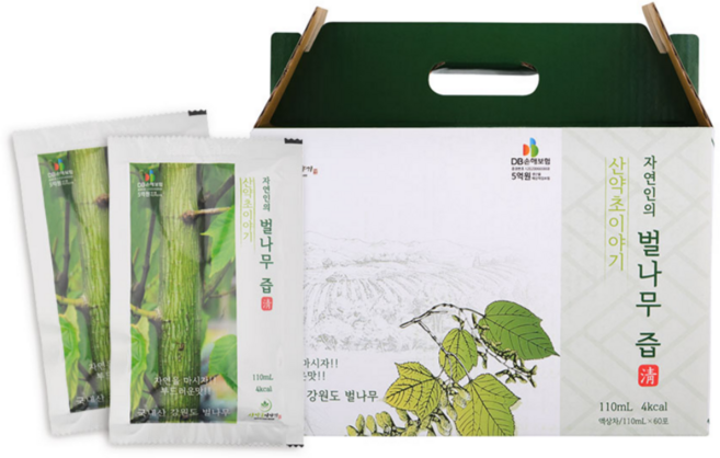 산약초이야기 국내산 벌나무즙 진액 엑기스, 60개, 110ml