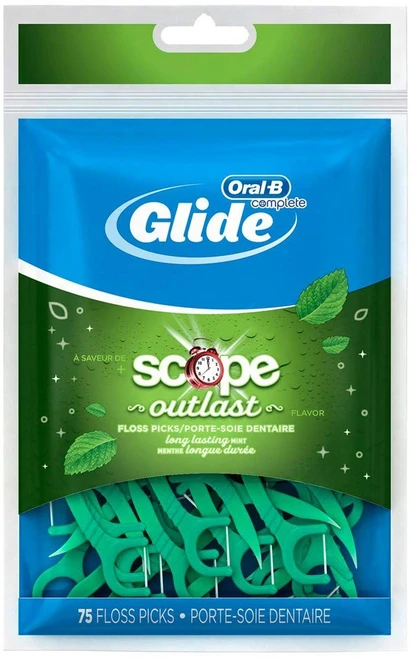 오랄비 스코프 아웃래스트 일회용 치실 민트 향, 75개입, 1개 - 쿠팡