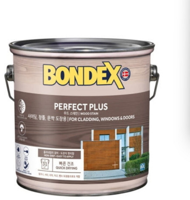 본덱스 수성스테인 플러스 2.5L 젤타입, 1개, 738 다크월넛