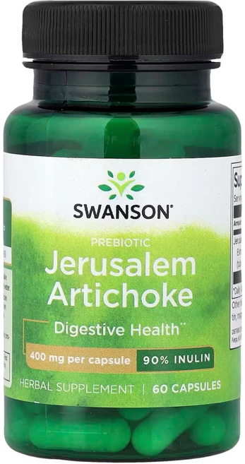 스완슨 프로바이오틱 예루살렘 아티초크 400mg 60캡슐 Swanson, Swanson (스완슨) Swanson, 프리바이오틱예, 60정, 2개 - 쿠팡