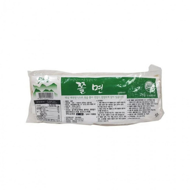 루미나D 냉동 맛찬들백미쫄면사리 2kg, 1개, 1g