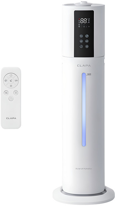 클래파 9리터 대용량 UV 자동습도조절 가습기 + 리모컨, BHU-800W, 혼합색상