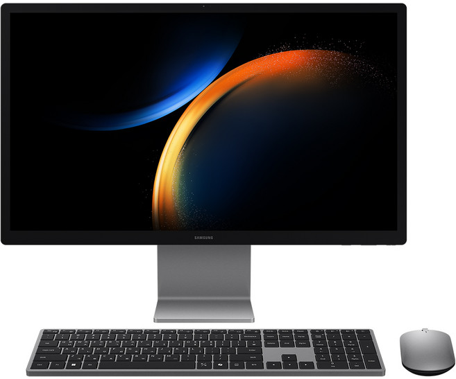 삼성전자 올인원 프로 일체형PC 27인치 윈도우11 울트라5 데스크탑 사무용 가정용 컴퓨터 깔끔한 디자인, DM970AGA-L51AG, WIN11 Home, 512GB, 16GB, 그레이