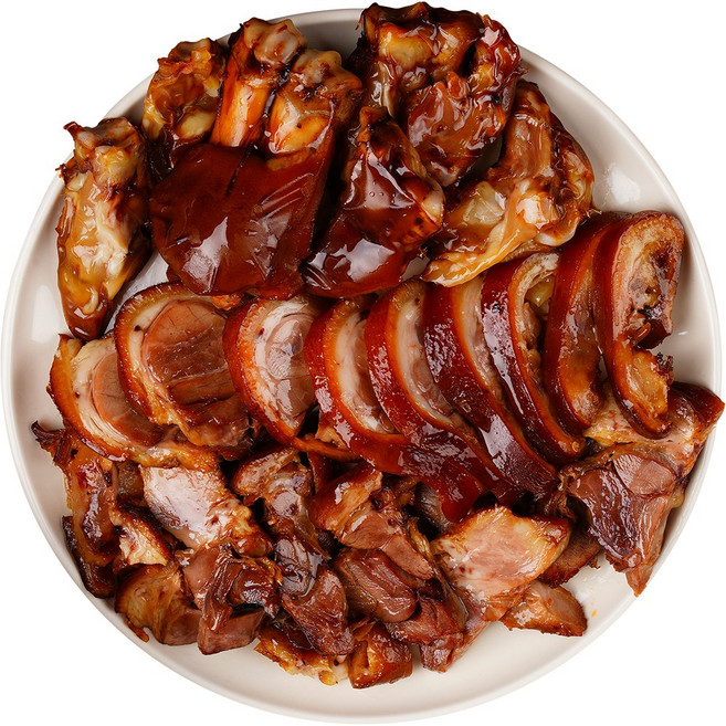 농가살리기 순살족발 미니족발 편육 돼지머리 28년 전통 (불소스+겨자소스 증정), 28년전통 순살족발, 1개, 300g