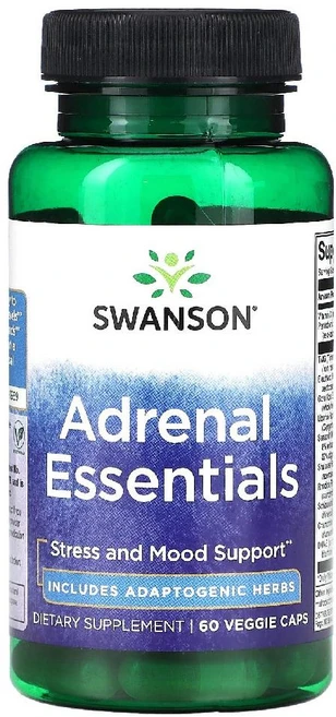 Swanson 부신 필수 영양소 베지 캡슐, 1개, 60정 - 쿠팡