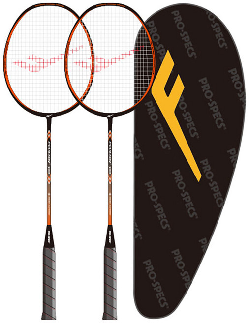 프로스펙스 배드민턴라켓 2개+케이스1개+셔틀2개 200, 1세트