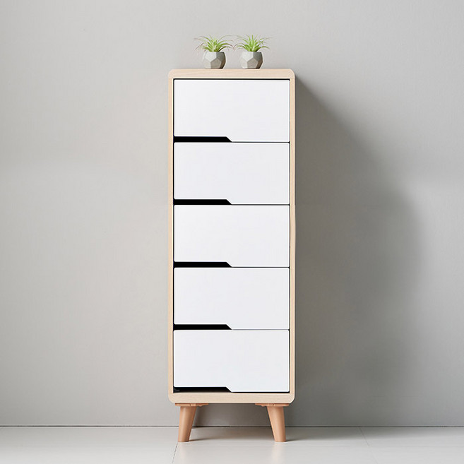 한퍼니쳐HB 하스티 400 5단 서랍장 (착불)/, 올화이트