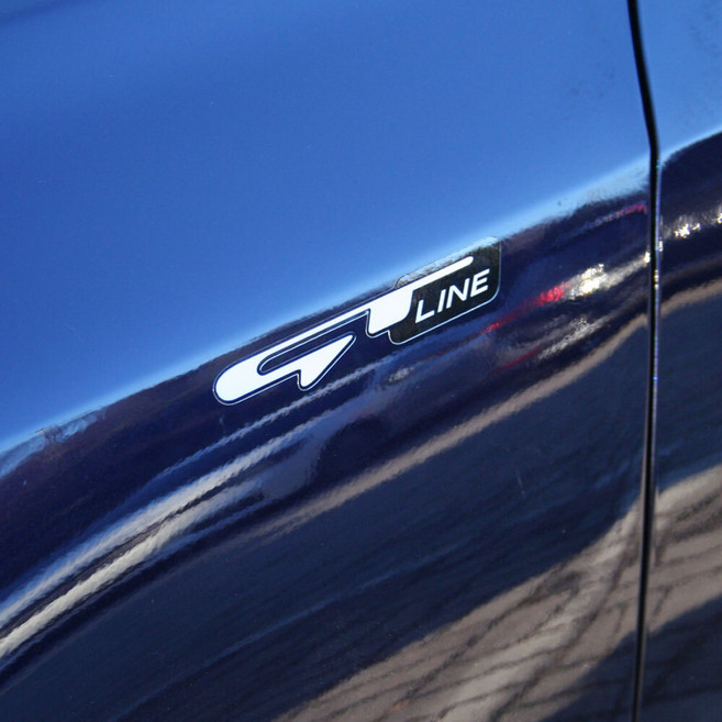 기아 스팅어 휀다 부착용 인테리어 스티커 호환 용품, 1개