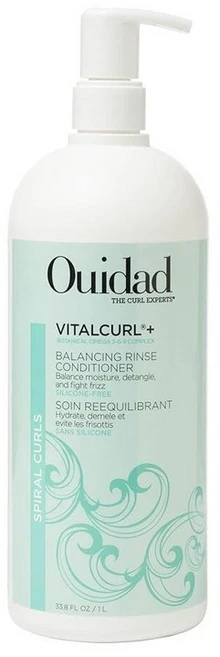 OUIDAD Vitalcurl+ 밸런싱 린스 컨디셔너 리터 사이즈 100ml(33.8온스) - 쿠팡