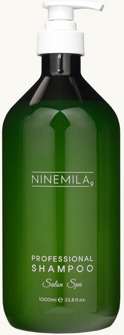 무료배송~ 나인밀라 프로페셔널 살롱 스파 샴푸 1000ml /천연유래계면활성제 콜라겐함유 판테놀 두피진정효과 /정품, 1개, 1L